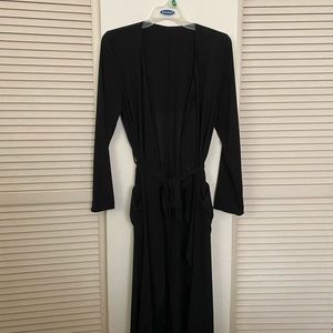 Sheer black duster in size Medium, never worn but no tags. It was too long on me